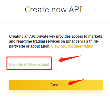 یک کلید Binance API ایجاد کنید