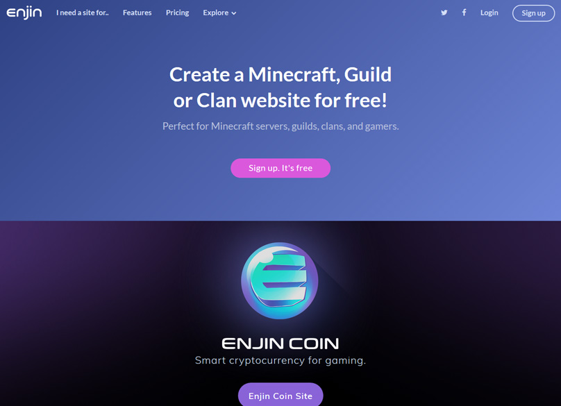 وب سایت Enjin
