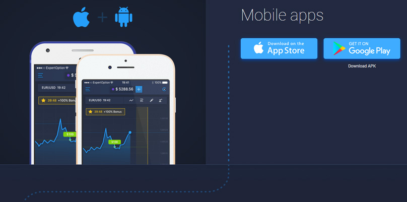 แอพมือถือ ExpertOption