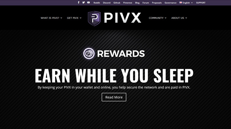 Веб-сайт PIVX