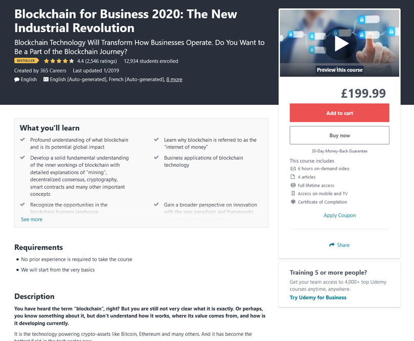 Blockchain for Business 2020: Cuộc cách mạng công nghiệp mới