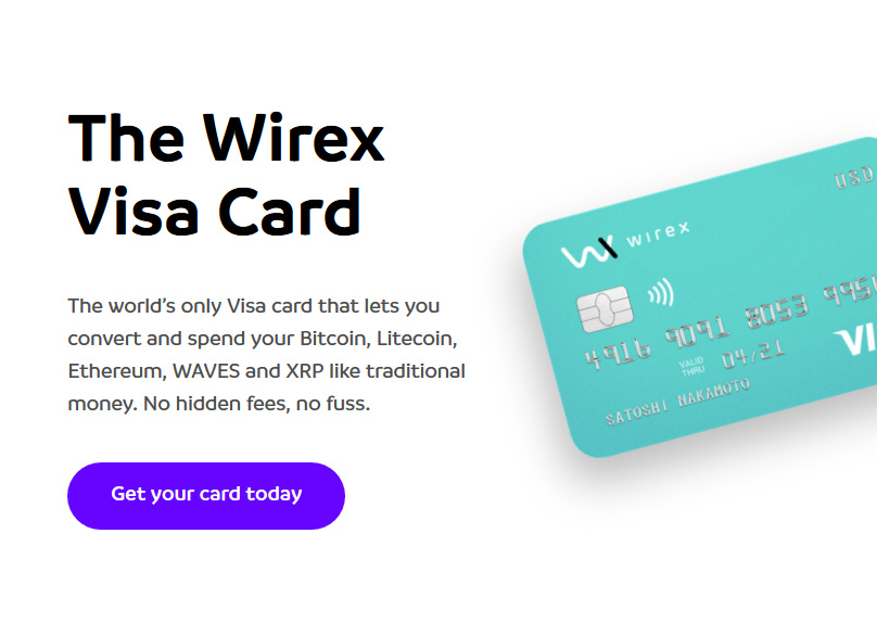 کارت پرداخت Wirex VISA