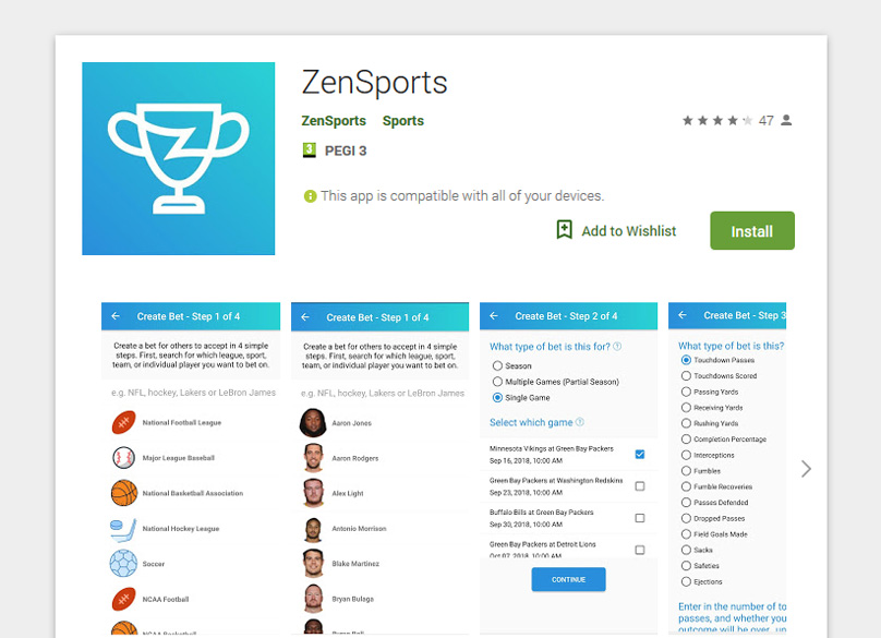 برنامه ZenSports